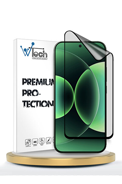 Wtech شاومي 17 برو ماكس 5G 2025 نانو سيراميك غطاء كامل غير لامع مرن شفاف/أسود