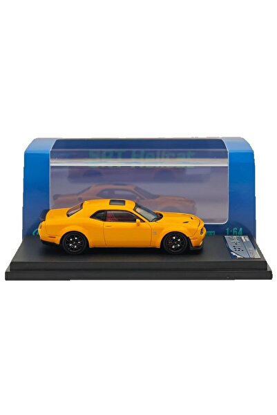 Choice Yellow SH 1/64 For SRT Hellcat Muscle Sports Yellow Diecast Model Car Miniature Limited Collection A
