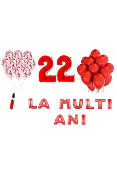 Domi Party & Gifts Set 33 baloane, Domi Party & Gifts, La Multi Ani aniversar...