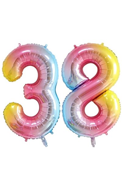 Domi Party & Gifts Set de 2 baloane folie cu numere, Domi Party & Gifts, Curc...