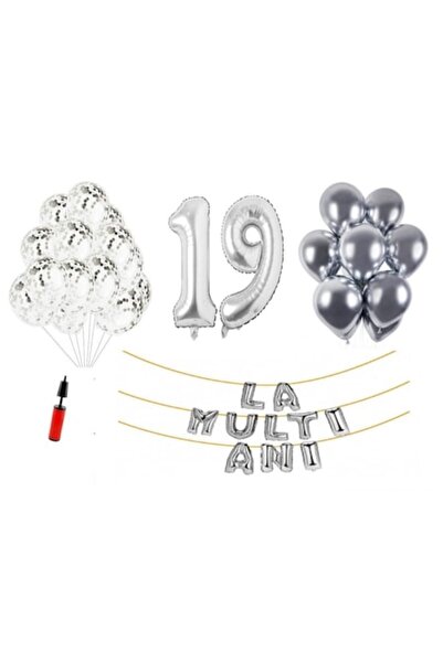 Domi Party & Gifts Set 33 baloane, DOMI PARTY & GIFTS®, La Multi Ani aniversa...