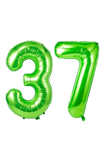 Domi Party & Gifts Set de 2 baloane folie cu numere, Domi Party & Gifts, verd...