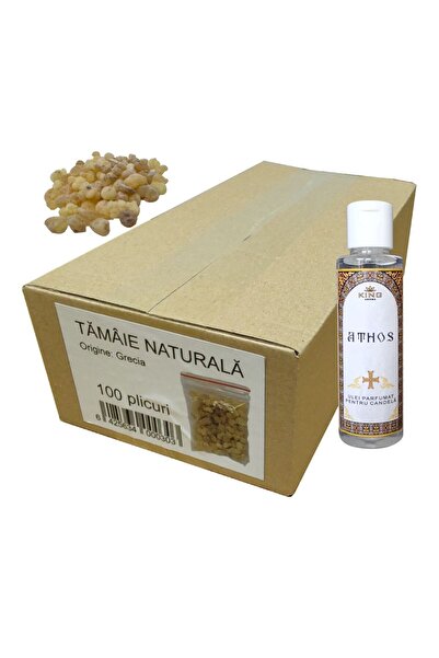 KingAroma Set 100 pliculete Tamaie naturala si Ulei parfumat pt candela KING ...