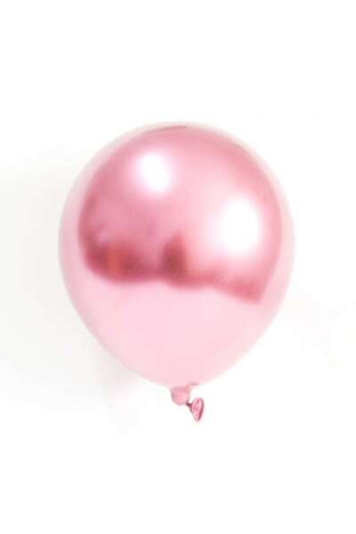 Avantflor Set of 50 Chrome Latex Balloons, Pink, Avantflor, 30 cm