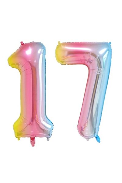 Domi Party & Gifts Set de 2 baloane folie cu număr, Domi Party & Gifts, Curcu...