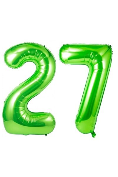 Domi Party & Gifts Set de 2 baloane folie cu numere, Domi Party & Gifts, Verd...