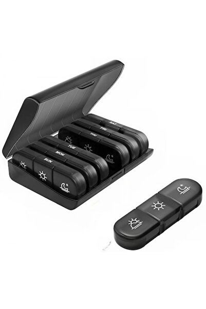 Danex Cutie de depozitare a medicamentelor Danex, 7 zile, 21 compartimente, r...