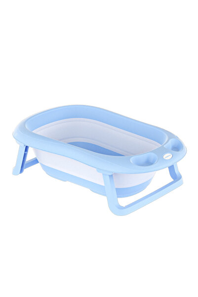 LITTLE ANGEL - حوض استحمام قابل للطي للأطفال حديثي الولادة - أزرق