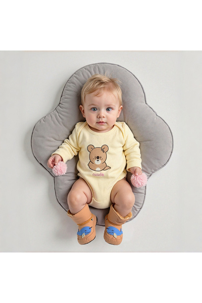 OEM Fluffy indoor baby boots, non-slip sole, 31152-22