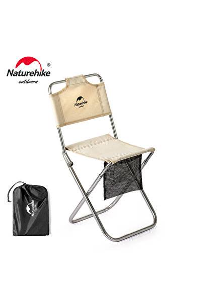 Naturehike Choice Khaki Beach Chair Ultralight Portable Camping Chairs Foldin...
