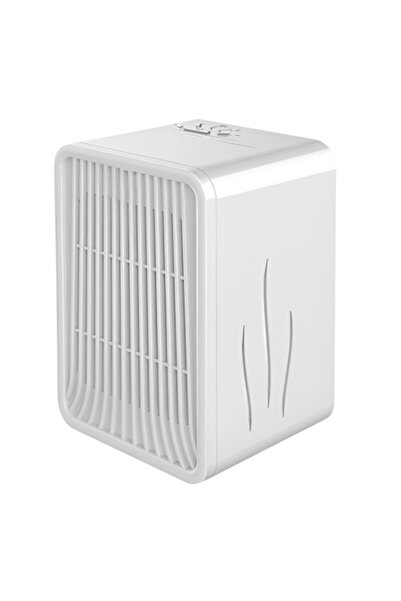 Danex Mini încălzitor și răcitor de birou 1000-1200W, lumini, mâner, cablu de 1,5 m, 3 niveluri de temperatură, alb