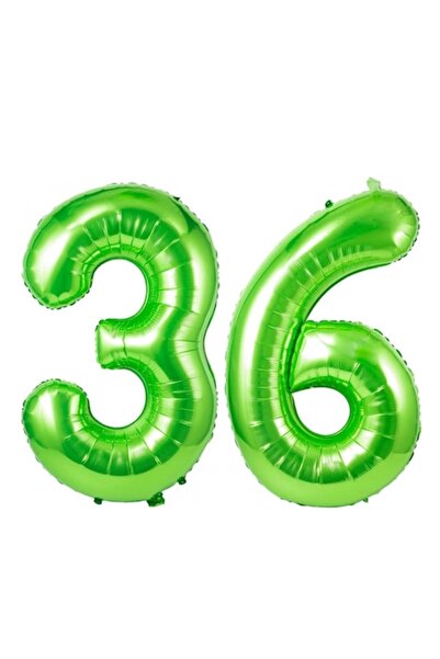 Domi Party & Gifts Set de 2 baloane folie, Domi Party & Gifts, Verde, anivers...