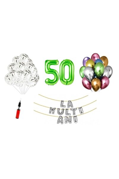 Domi Party & Gifts Set 33 baloane, Domi Party & Gifts, La mulți ani aniversar...