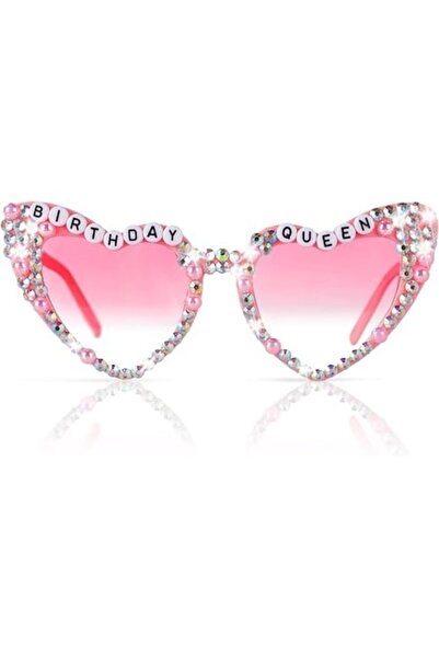 DAMUR Ochelari decorativi, Model Regina Aniversarilor, cu diamante, pentru an...
