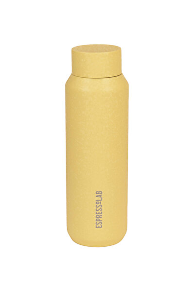 Espressolab Yellow Matte Textured Stainless Steel Flask 550 ml with Lid No:103