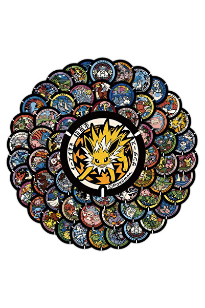 Choice 108 قطعة من ملصقات بوكيمون أنمي كاواي اللطيفة من بيكاتشو وإيفي ورسومات...