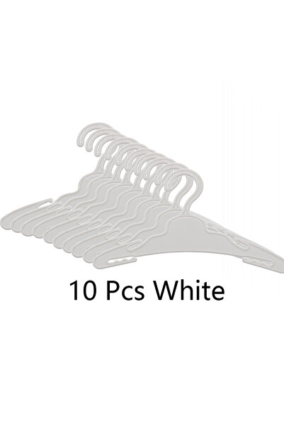 Choice ملابس دمى أمريكية بيضاء مقاس 18 بوصة، 10 قطع/مجموعة، شماعات متعددة الأ...