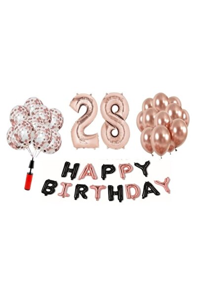 Domi Party & Gifts Set 36 baloane, Domi Party & Gifts, La mulți ani, auriu ro...