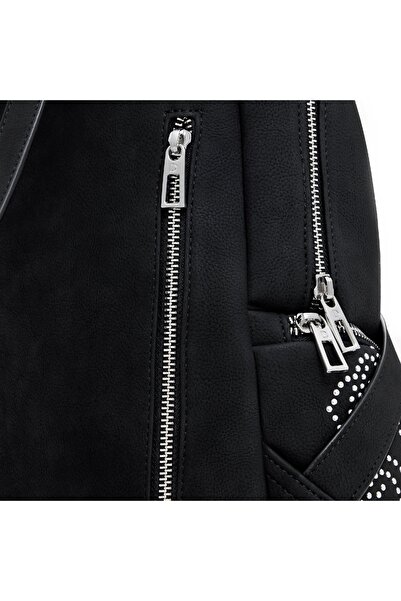 Desigual Women's backpack, Desigual, Poker Face Chester series, Black