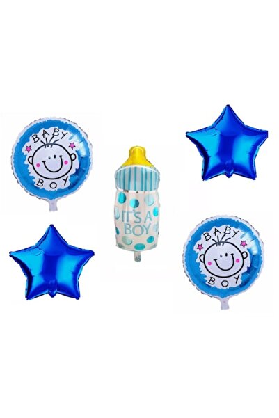 Domi Party & Gifts Set de baloane cu biberon pentru nou-născuți, pentru băieț...