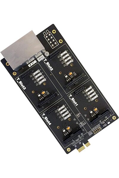 yeastar IP PBX EX08 Expansion Board - 4 Onboard Modules Slots and 8 Interfaces on the Panel
