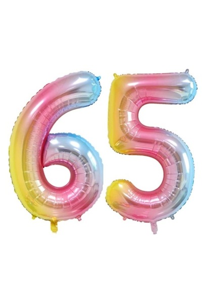 Domi Party & Gifts Set de 2 baloane folie cu numere, Domi Party & Gifts, Curc...