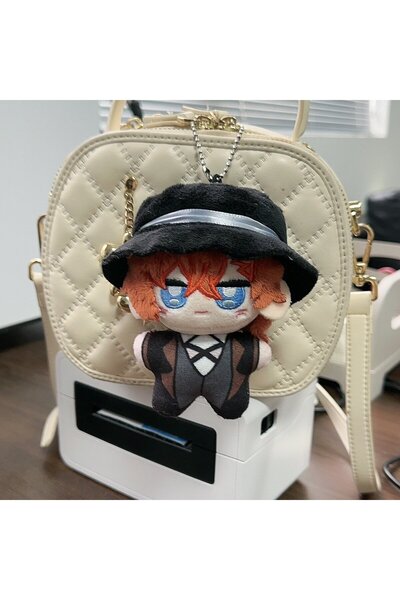 Choice سلسلة مفاتيح محشوة من أنمي بونغو ستراي كلاب، مقاس 10 سم، دازاي أوسامو ناكاهارا تشويا، ألعاب عيد ميلاد ناعمة