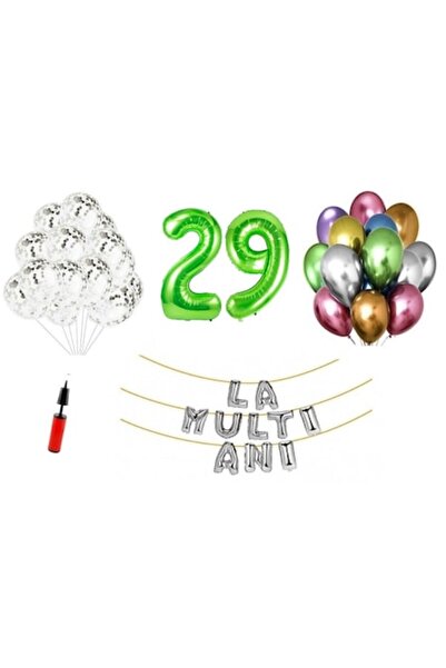 Domi Party & Gifts Set 33 baloane, Domi Party & Gifts, La mulți ani aniversar...