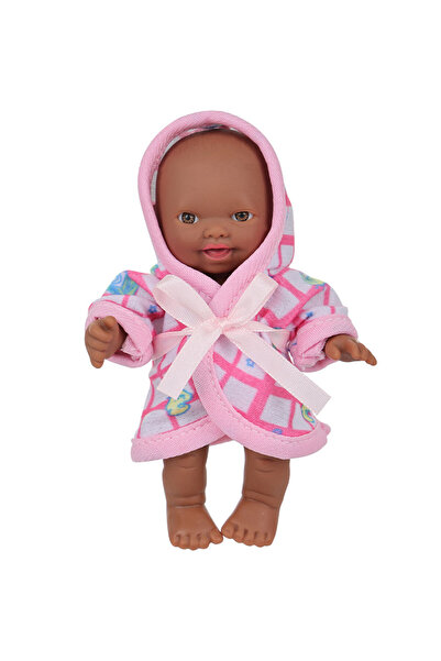 Choice دمية طفل أفريقية سوداء اللون بطول 12 سم مع بيجامة دمية طفل واقعية مولو...