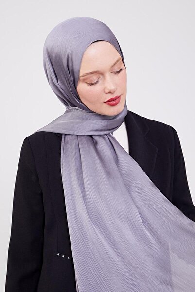 Levidor Koyu Gri Brillant Abiye Şal