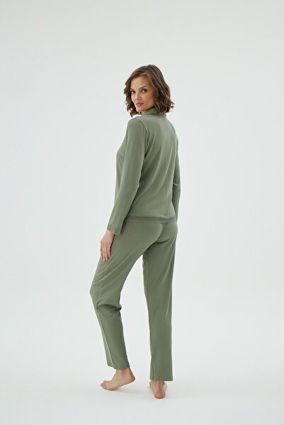 Sevim 17114 KADIN DÜĞMELİ PİJAMA TAKIM