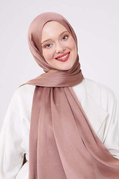 Levidor Koyu Pudra Brillant Abiye Şal