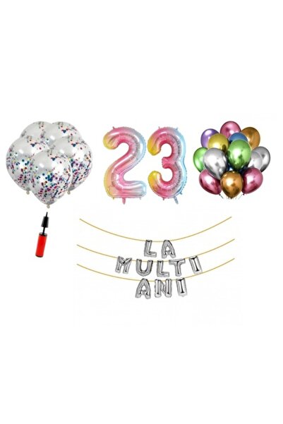 Domi Party & Gifts Set 33 baloane, DOMI PARTY & GIFTS®, La mulți ani, anivers...