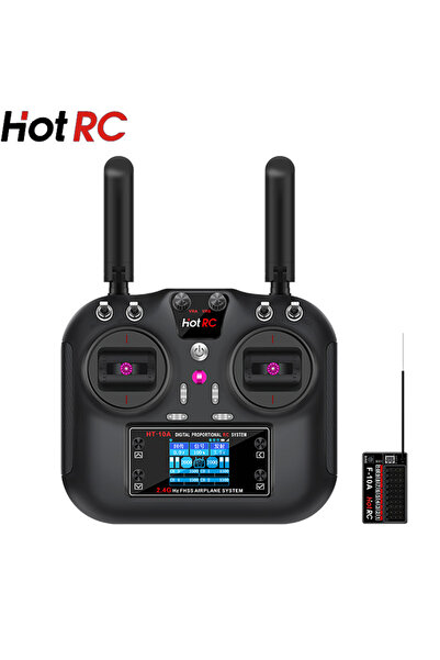 Choice Mode1-Right Hand Hotrc Hot rc HT-10A HT10A 2.4Ghz 10CH Remote Controller F-10A F10A Receiver For RC