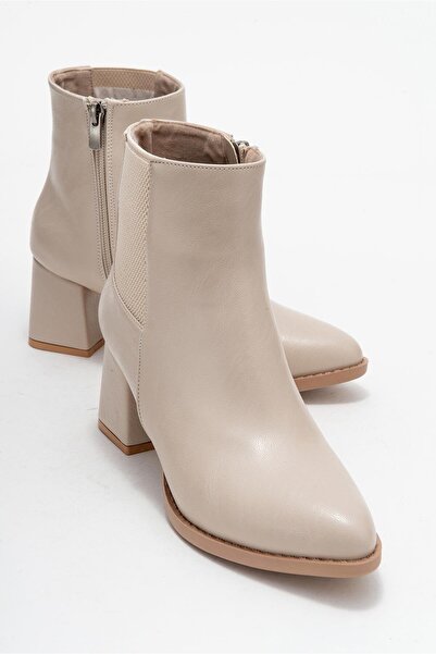 CCWAY AYAKKABI Cizme cu toc pentru femei, cu vârf ascuțit, elastice, TEN SKIN