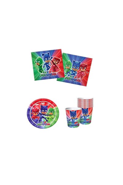 Generic Brand Pj Masks Licensed Plate, Cup, Napkin Set