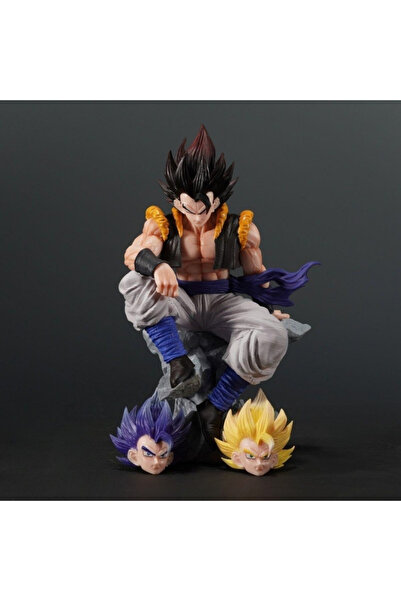 BANDAI Gogeta 23cm/9.06in Anime Dragon Ball Figure Gogeta Action Figures Pvc Statue Collection Model Toys G