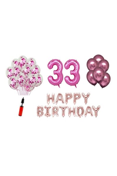 Domi Party & Gifts Set 33 baloane, Domi Party & Gifts, La mulți ani aniversar...