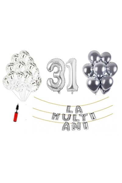 Domi Party & Gifts Set 33 baloane, Domi Party & Gifts, , La mulți ani anivers...