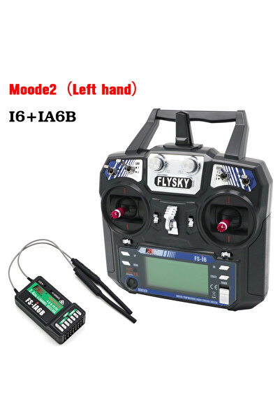 Choice جهاز إرسال FLYSKY FS-i6 I6 طراز Mode2 مع iA6B ووحدة تحكم عن بعد لاسلكي...