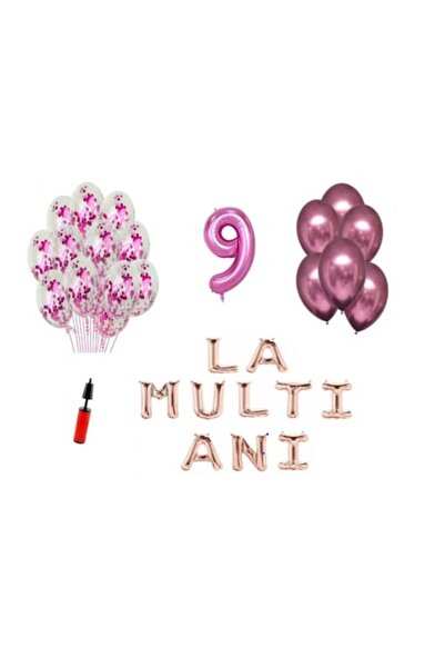 Domi Party & Gifts Set 32 ​​baloane, Domi Party & Gifts, La mulți ani anivers...
