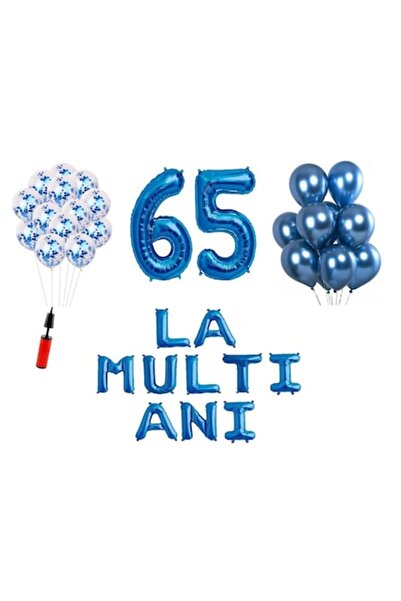 Domi Party & Gifts Set 33 baloane, DOMI PARTY & GIFTS®, La mulți ani aniversa...