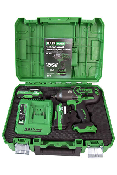 Hais HaisPro AKÜLÜ SOMUN SIKMA DARBELİ 1300NM 21V 4.0Ah RB-818 HAISPRO (2x4.0Ah AKÜ)