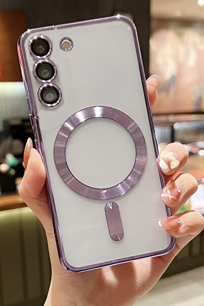 Nezih Case Samsung Galaxy A36 Kılıf Kamera Lens Korumalı Magsafe Şarj Destekli Renkli Yumuşak Kılıf