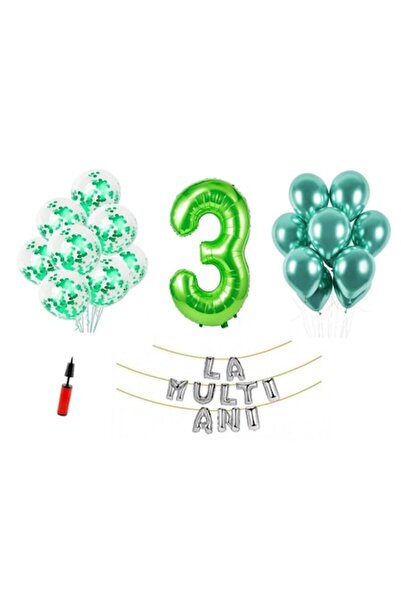 Domi Party & Gifts Set 32 ​​baloane, Domi Party & Gifts, La mulți ani anivers...