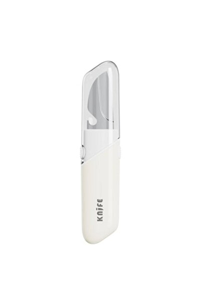 Danex Multifunctional Fruit Knife - Peeler, Grater, Bottle Opener, 18.1x3.8x2 cm, White