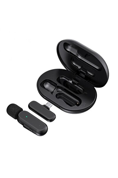 Çeşithane K60/K61 Kablosuz Yaka Mikrofonu | Şarj Kutulu 2.4GHz Gürültü Azaltm...