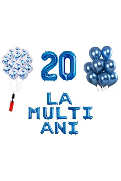 Domi Party & Gifts Set 33 baloane, DOMI PARTY & GIFTS®, La mulți ani aniversa...