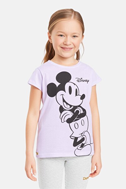 Sinsay x Disney Kids Girl Short Sleeves Graphic Print Sleepwear Dress, Multicolor