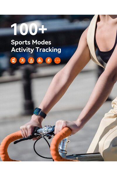 Kieslect Smart Watch for Men Women (Answer/Make Calls), 2.01" AMOLED HD Display Heart Rate Sleep Mon